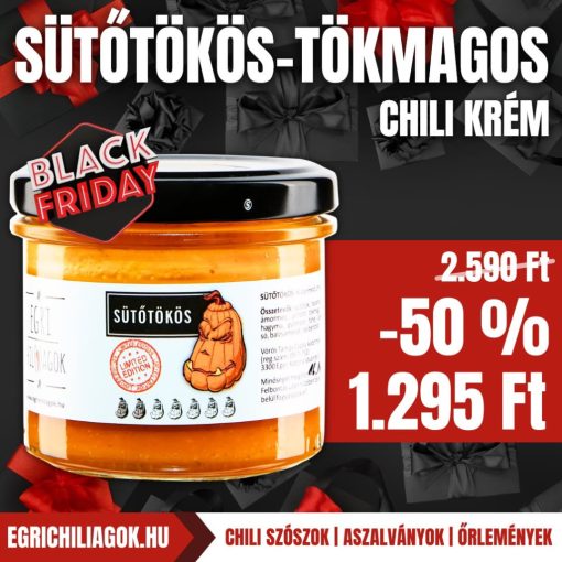 Sütőtökös-tökmagos chili krém - 100 ml