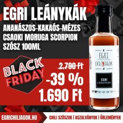   Egri Lánykák - Ananászos-kakaós-mézes csoki moruga scorpion szósz - 100 ml