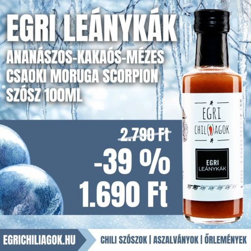 Egri Lánykák - Ananászos-kakaós-mézes csoki moruga scorpion szósz - 100 ml