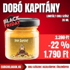   Dobó Kapitány chili szósz - 35 ml - limitált szériás címke